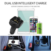 Load image into Gallery viewer, Car MP3 Player FM Transmitter with Dual USB Ports 3.1A Quick Charge Supports 32GB MINI SD card
