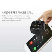 Load image into Gallery viewer, Car MP3 Player FM Transmitter with Dual USB Ports 3.1A Quick Charge Supports 32GB MINI SD card