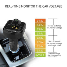 Load image into Gallery viewer, Car MP3 Player FM Transmitter with Dual USB Ports 3.1A Quick Charge Supports 32GB MINI SD card