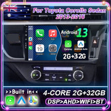 Load image into Gallery viewer, New Car Stereo Toyota Corolla 2013-2016 Android 13 GPS Navigation Head Unit Stereo Android Auto