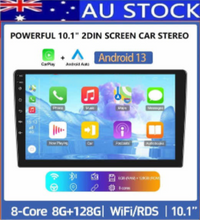 Load image into Gallery viewer, 👉New 8+128GB 10 inch 8 Cores 4G sim Android stereo universal 2 DIN carplay Car auto