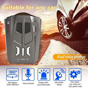 New Car Radar &nbsp;GPS Speed scanner traffic light camera Detector Voice Alert warning avoid fine