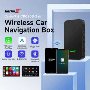 New CarlinKit 5.0 Wire to Wireless CarPlay / Android Auto Adapter Plug &amp; Plug, Dongle