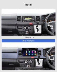 New Toyota Hiace 2005 - 2018 Apple Carplay Car Stereo Android Radio headunit GPS Wifi bluetooth