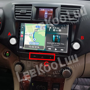 New 10.1" Android 12.0 Carplay Android Auto Car Radio Stereo GPS For Toyota Highlander Kluger