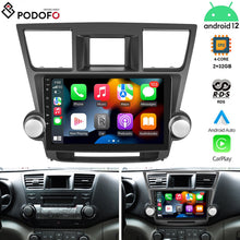 Load image into Gallery viewer, New 10.1&quot; Android 12.0 Carplay Android Auto Car Radio Stereo GPS For Toyota Highlander Kluger