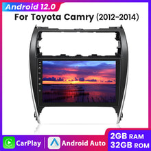 Load image into Gallery viewer, New Carplay 2+32G Android 12 Head Unit Car Radio Carplay Android Auto Toyota Camry 2012-2014