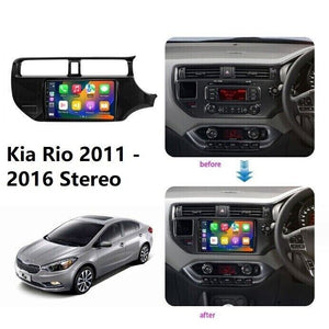 New For Kia Rio 2012 - 2016 9” Android Auto Carplay Car head unit stereo radio GPS