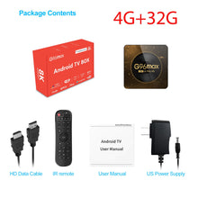 Load image into Gallery viewer, New G96 MAX Android 13.0 Smart TV Box Wifi6 Bluetooth 5.0 4+32GB Quad-core 64-bit RK3528