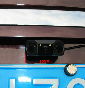 New Reversing Parking Radar Rear View Camera + Parking Sensor with Beeper + 4.3inches LCD Screen