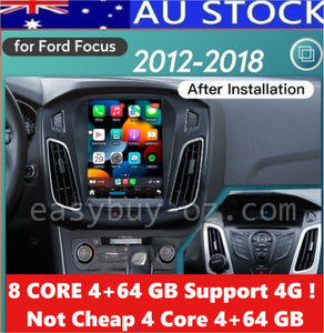 New 8 Core 4+64GB Ford Focus MK3 2012-2018 Android 13 Car Stereo 9.7 inch GPS Carplay android