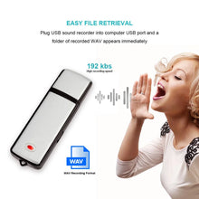 Load image into Gallery viewer, New Mini USB Spy Voice Recorder with 32GB Storage