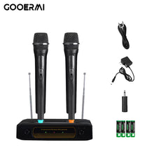 Load image into Gallery viewer, New Dual-Channel Professional Stage KTV Wireless 2x Microphone Singing Karaoke Microphones&nbsp;