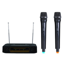 Load image into Gallery viewer, New Dual-Channel Professional Stage KTV Wireless 2x Microphone Singing Karaoke Microphones&nbsp;