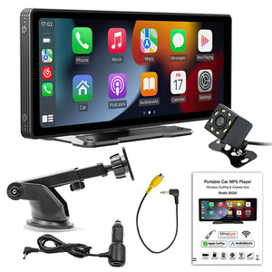 New Universal 10.25" Wireless Apple Carplay & Android Auto Screen System + Reverse Parking Camera