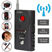 Load image into Gallery viewer, New Anti Spy Signal Bug Rf Detector RF Bug Detector Anti-Spy Signal Hidden Camera Lens