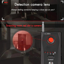 Load image into Gallery viewer, New Anti Spy Signal Bug Rf Detector RF Bug Detector Anti-Spy Signal Hidden Camera Lens
