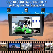 Load image into Gallery viewer, New 4 Channels camera 10.1 &quot;Screen Car/RV/Bus/Truck AHD 4 Cameras Night Vision Reversing Recorder