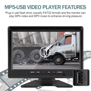 New 4 Channels camera 10.1 "Screen Car/RV/Bus/Truck AHD 4 Cameras Night Vision Reversing Recorder