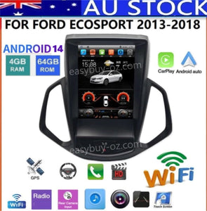 New For 2013-2017 Ford Ecosport Stereo Radio 9.7" Vertical Android auto head unit 64GB carplay