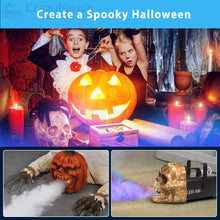 Load image into Gallery viewer, New 500W Fog Smoke Machine 8 LED 7 Colours RGB Stage Light DJ Party Disco Wireless Control