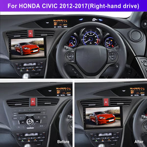 New 2012-2015 Honda Civic Hatchback Android Carplay Stereo Radio GPS Head Unit