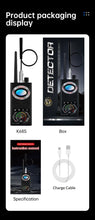 Load image into Gallery viewer, New K68S New Scan Wireless Spy GPS Tracker RF Bug Signal Finder Detector Mini Camera&nbsp;