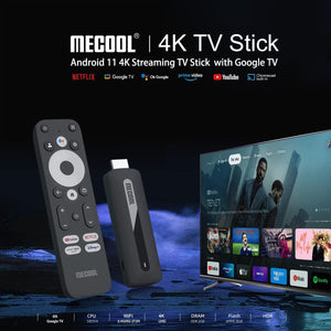 New Mecool KD3 Stick TV Box Android 11 ATV Google Chromecast Netflix Certified disney+