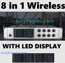 Load image into Gallery viewer, New 8 Way Microphone System Cordless Wireless 8 Channels &nbsp;Handheld Mics Home Karaoke KTV&nbsp;