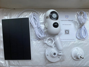 New Security Camera Solar Power Outdoor IP Camera WiFi CCTV Security Pet Home