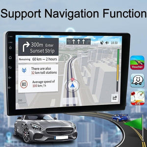 👉New 8+128GB 10 inch 8 Cores 4G sim Android stereo universal 2 DIN carplay Car auto