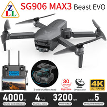 Load image into Gallery viewer, New SG906 MAX3 Drone 4K HD Camera 3-Axis Gimbal Brushless GPS Drone Obstacle Avoidance &lt;br data-mce-fragment=&quot;1&quot;&gt;