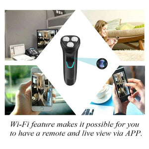 New Rechargeable Electric Shaver 1080p Hd Wifi Camera Home Security Video Surveillance Mini