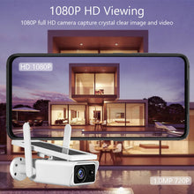 Load image into Gallery viewer, New Outdoor Solar Security Camera Wireless WiFi Home Surveillance Night Vision