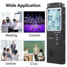 Load image into Gallery viewer, New Portable 16GB Digital Voice Activated Recorder Recording Device Noise Reduction
