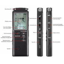 Load image into Gallery viewer, New Portable 16GB Digital Voice Activated Recorder Recording Device Noise Reduction