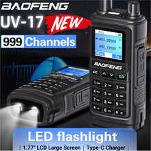 Load image into Gallery viewer, New Baofeng UV-17 999 Channels Dual Band Powerful Walkie Talkie Ham Two Way Radio