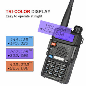 New BAOFENG UV-5R III Tri-Band Two Way UHF/VHF Ham Radio Walkie Talkie