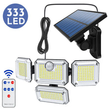 Load image into Gallery viewer, New 333 LEDs Solar Split Lamp Super Bright Solar Lights Outdoor Waterproof w/ Remote