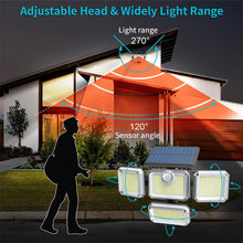 Load image into Gallery viewer, New 333 LEDs Solar Split Lamp Super Bright Solar Lights Outdoor Waterproof w/ Remote
