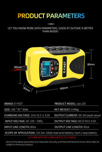 New 12V Automobile Battery Charger Motorcycle Battery Charger Battery Charger <br data-mce-fragment="1">