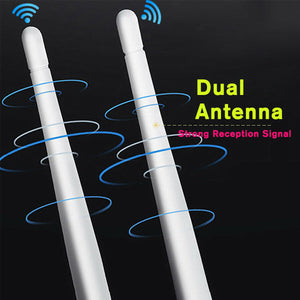 New {23 LEDs Red+Blue Lights+Auto Tracking+Two-Way Audio+Motion Detection}New Dual Antennas Outdoor