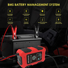 Load image into Gallery viewer, New 10A 12V/24V Car Battery Charger Automatic Smart Repair Motorcycle Caravan Boat