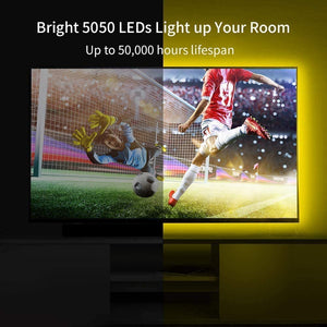 New Waterproofed 10M LED Lights Strip Music Sync RGB, Bluetooth App+40 keys Remote