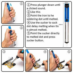 New 60W Electric Soldering Iron Kit Solder Welding Tool Stand Adjustable Temperature