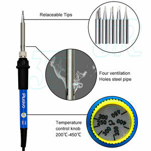 New 60W Electric Soldering Iron Kit Solder Welding Tool Stand Adjustable Temperature