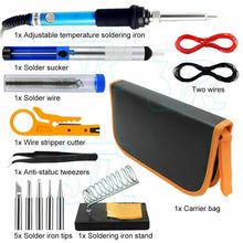 Load image into Gallery viewer, New 60W Electric Soldering Iron Kit Solder Welding Tool Stand Adjustable Temperature