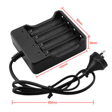 Load image into Gallery viewer, New 4 Slots Rechargeable 18650 Li-ion Battery Smart Charger AU PLUG