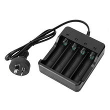 Load image into Gallery viewer, New 4 Slots Rechargeable 18650 Li-ion Battery Smart Charger AU PLUG
