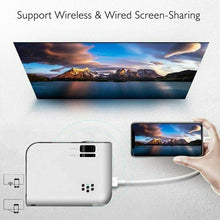 Load image into Gallery viewer, New SmartPhone Mirror Model (Wire/Wireless) Projector 22000 High Lumens [Check Demo Video]